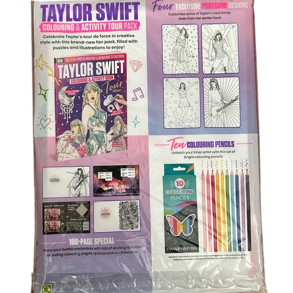 Taylor Swift Colouring & Activity Tour Pack - Picture 2 of 2